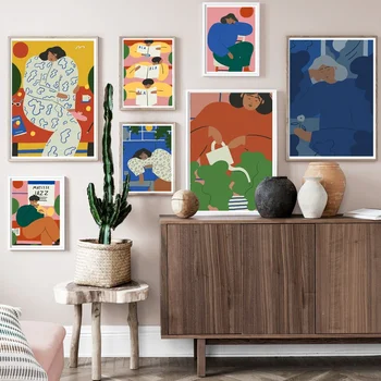 Abstraktný Obrázok Matisse Wall Art Plátno Na Maľovanie Nordic Plátno Plagáty A Vytlačí Historických Obrazov Na Stenu Pre Obývacia Izba Dekor