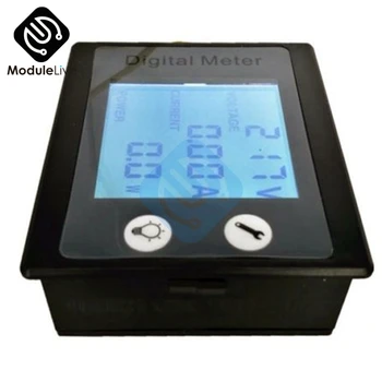 AC 80-260V 110V 220V 100A AC LCD Digitálny Led Ammeter Voltmeter Power Energy Napätie Prúd Meter Rozchod s STN LCD Podsvietenie