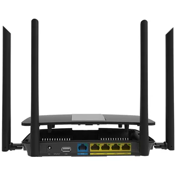 AC1200 dual band gigabit 5 ghz bezdrôtový router wifi široké pokrytie siete Wan/Lan Port Smart Wi-Fi Router s Vysokou Získať 4*6dBi antény