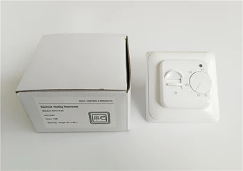 AC220V 16A podlahové kúrenie termostat, priestorový termostat s 3 metrov prob NTC snímač teploty