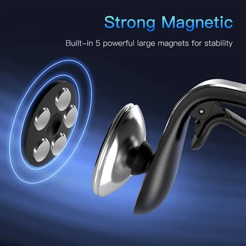 !ACCEZZ Magnetický Držiak do Vozidla Pre iPhone 8 11 Pro Xiao mi 9 Auto Magnet Air Vent Mount Univerzálny Mobilný Telefón Majiteľa Stáť V Aute