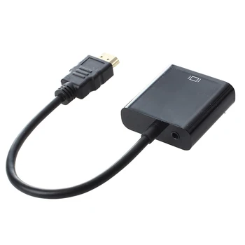 Adaptér Mini HDMI Mužov a Žien o Kábel 1080p VGA Farba Čierna