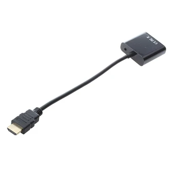 Adaptér Mini HDMI Mužov a Žien o Kábel 1080p VGA Farba Čierna
