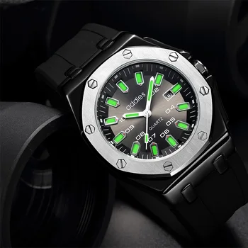 Addies 2020 pánske hodinky top značky luxusné Studenej Svetelný 30 M Vodotesný Business náramkové hodinky pánske Hodiny Mužskej Módy Športové Hodinky
