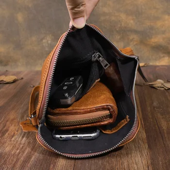 AETOO Originálne vintage kožené spojka taška Mužov prvá vrstva kožené kabelky Multifunkčná taška cez rameno mäkkej kože