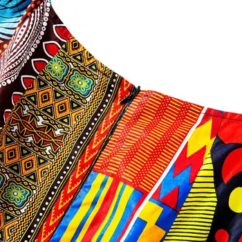 Africké oblečenie pre Ženy fashion top ankara tlač tričko vosk šitie vrchol afriky tradičné oblečenie žien, vysoký pás slim top