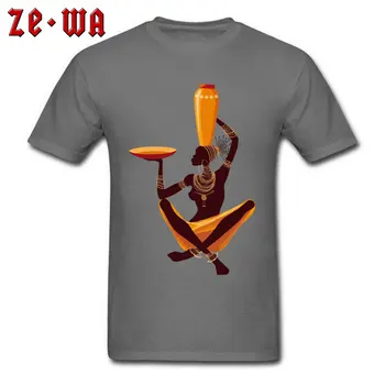 Africké Umenie T-shirt Mužov Bavlnené Tričko Žena Maľovanie Dizajn Topy Nádherné Pánske Letné Oblečenie Vlastný Čaj Košele Zľava
