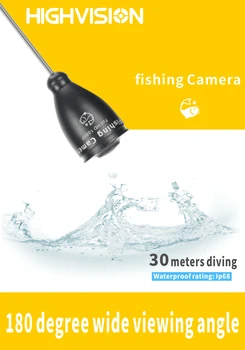 AHD HD kamera 2 mpx ryby finder podmorský rybolov fotoaparát LED pre nočné videnie 180 stupňov rybárske fotoaparát