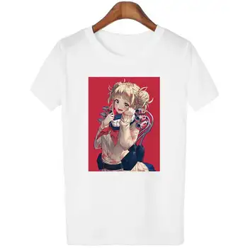 Ahegao T Shirt Himiko no toga T-shirt Ženy Anime, Komiksu, Tlač Waifu Ženy Cartoon Vtipné Tričko Top Harajuku Tee Tričko Lady