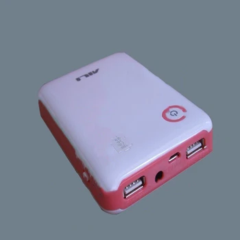Aili Dvojitý USB Port Mobile Power Bank Box 5V 9V 12V 18650 Batérie Poľa Shell Prenosné elektrické Prípade Doprava Zadarmo