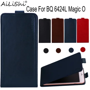 AiLiShi Prípade BQ 6424L Mágie O Luxusné Flip Top Kvalitné Kožené puzdro BQ Exkluzívny Telefón Ochranný Kryt Kože+Sledovania