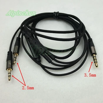 Aipinchun 3,5 mm do 2,5 mm Audio Kábel Káblom Slúchadiel S Mikrofónom Náhrada za sol Repulic Master Skladby HD V8/V10/V12/X3 Headset
