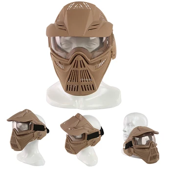Airsoft Paintball Taktické Masky Plnú Tvár Vojenského Výcviku Lov Masky Muži Ženy Streľba Armády Cs Wargame Maska
