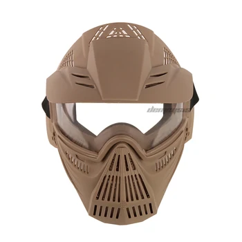 Airsoft Paintball Taktické Masky Plnú Tvár Vojenského Výcviku Lov Masky Muži Ženy Streľba Armády Cs Wargame Maska