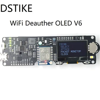 AiSpark DSTIKE Deauther OLED V6 ESP8266 WiFi internet vecí bezpečnostný test Vývoj doska