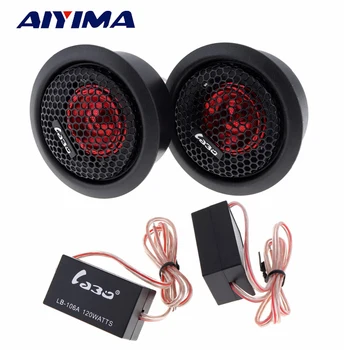 AIYIMA 1 Sadu Mini Audio Prenosné Reproduktory, 4 Ohm 120W Auto Výšok Malý Reproduktor Reproduktor S Frekvenciou Kondenzátor