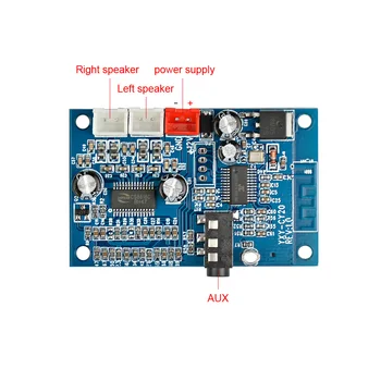 AIYIMA 15W*2 Bluetooth 4.2 Zosilňovač Audio Palube Dva Stereo Kanál Amplificador AUX Bezdrôtové Bluetooth Prijímanie Modifikácia