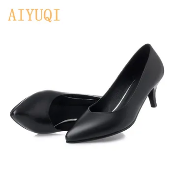 AIYUQI Sexy Topánky Ženy Ukázal Nové Luxusné Topánky dámske Topánky Stiletto Black Profesionálne Čerpadlá S Pätou Žena