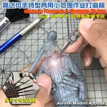 AJ0069 0,5 mm Tenký Nerezový Gundam Vojenské Model Leštiaci Tanier