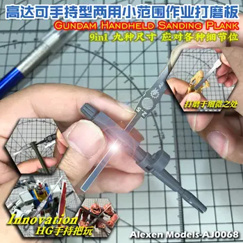 AJ0069 0,5 mm Tenký Nerezový Gundam Vojenské Model Leštiaci Tanier