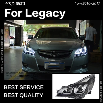 AKD Auto Styling Head Lampa pre Staršie Svetlomety 2010-2016 Legacy LED Reflektor Angel Eye DRL Hid Bi Xenon Auto Príslušenstvo