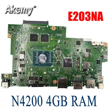 Akemy E203NA Pre Asus E203N E203NA E203M E203MA Laotop Doske Doske W/ N4200 4GB RAM Č palubný SSD