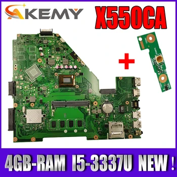 Akmey 90NB00U0-R00010 X550CC REV: 2.0 základná Doska základná Doska w/ I5-3337U CPU & 4G RAM Asus X550CA Notebooky