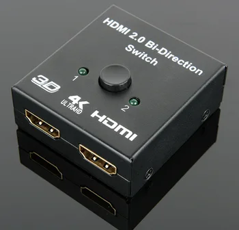 Ako hdmi2.0 BI-Smerový Prepínač, 1 pre 2 Splitter Full HD 1080p 3D 4K x 2K Video HDMI Prepínač Prepínač 1: 2 pre HDTV