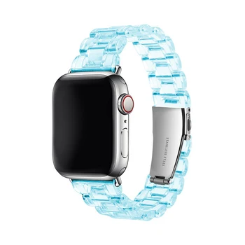 Akryl Pásmo Pre Apple Hodinky Série SE 6 5 4 40 MM 44 MM Warch Popruhy Pre Iwatch 3 2 1 38 MM 42MM Watchband