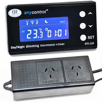Akvárium Teplomer LCD Digitálny Termostat Teploty Merače Radič Nepremokavé akvárium Teplota Vody Meter Pet