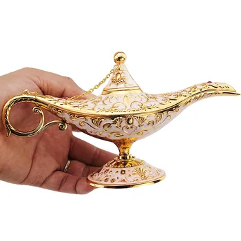 Aladdin Čarovná Lampa Tradičné Duté Z Rozprávky Aladdin Genie Lampa Vintage Retro Hračka Domova Ozdoby Vintage Čaj Hrniec