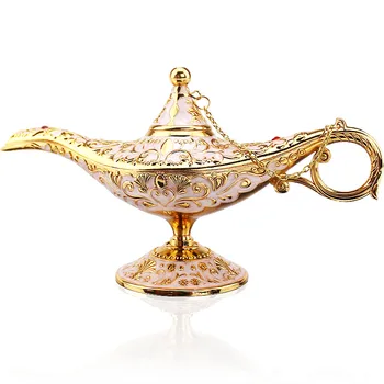 Aladdin Čarovná Lampa Tradičné Duté Z Rozprávky Aladdin Genie Lampa Vintage Retro Hračka Domova Ozdoby Vintage Čaj Hrniec