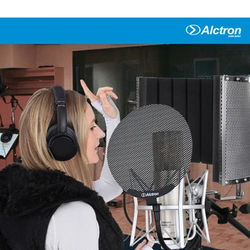 Alctron ma019b Nové kovové displeja mini pop filter pre Mikrofóny