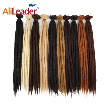 Alileader 17Color 5/10 Pramene Dredy predlžovanie Vlasov Pre Ženy Ručné Dreads Syntetické Pletenie Vlasy Háčkovanie Vrkôčiky štýly