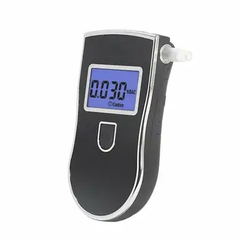 Alkoholtester Breathalyzer Detektor AT818 Prenosné Profesionálne Alkohol Testery Polícia LCD Displej Digitálny Dych Rýchle Reakcie