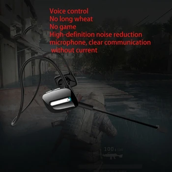 ALLOET Dobré Skúsenosti Bezdrôtové Slúchadlá Bluetooth Slúchadlo Neckband Slúchadlá Herný Headset s Mikrofónom pre PUBG Herné Použitie