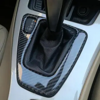 ALLOYSE Uhlíkových Vlákien Radenie Okno Panel Kryt pre BMW E90 Auto Auto radiacej Páky Odtlačkový Nálepky Výbava Pre BMW E90 E92 E93 Interiéru