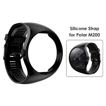 ALLOYSEED Silikónové Hodinky Pásmo pre Polar M200 Smartwatch Športové Popruh Nahradenie Náramok Náramok