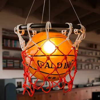 Americký Basketbal prívesok svetlá Reštaurácia Štadión Športové Tému Shop Dekorácie Prívesok Svetlá Priemysel Spôsoby detskej Izby