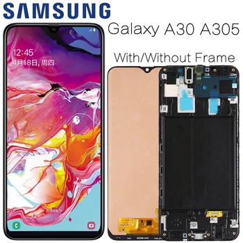 AMOLED Pre Samsung Galaxy A30 SM-A305F Displej lcd Displej náhradná pre Samsung A30 A305 A305F displej lcd displeja modul