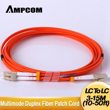 AMPCOM na LC LC Vlákniny Patch Kábel Multimode Duplex - 50/125um OM2 - LC/UPC na LC/UPC