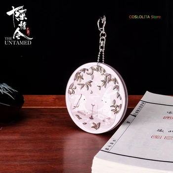 Amín Veľmajster Démonické Pestovanie Wei Wuxian Pamäť Série Japonských Kozmetické make-up Zrkadlo Zložené Prípade box Vianočné Darčeky
