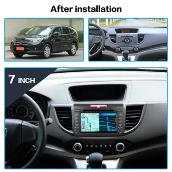 Android 10.0 4+64 G Rádio Auto DVD Prehrávač, GPS Navigáciu pre Honda CRV 2012-2016 Auto Stereo Audio Vozidla Multimediálne Headunit DSP