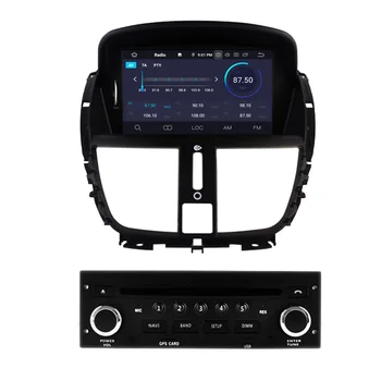 Android 10.0 Auto Multimediálne Stereo Pre Peugeot 207 207CC 207SW 4G+32 G Rádio, CD prehrávač DVD Prehrávač, GPS Navigáciu, Audio Video Systém