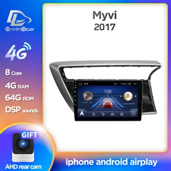 Android 10.0 auto multimediálny prehrávač pre PERODUA MYVI ikonu 10 palcový rádio stereo navigačný systém gps podpora carplay