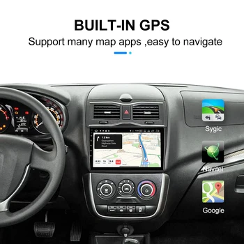 Android 10.0 Auto Rádio Multimediálny Prehrávač Pre LADA ВАЗ Granta Kríž Autoradio s GPS Navigáciu, Fotoaparát, WIFI IPS Displej Stereo RDS