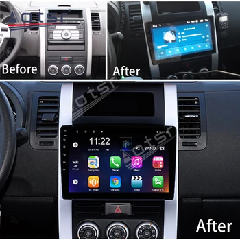 Android 10.0 GPS Navigácie, DVD, Rádio, Prehrávač na Nissan X-trail rokov 2007-Video Prehrávač, Stereo Headuint zadarmo Postavený v Carplay dsp