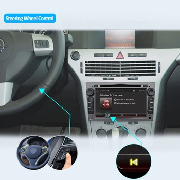 Android 10 2 Din autorádio s GPS Pre Vauxhall Opel Astra H G Vectra Antara Zafira Corsa Autoradio navigáciu Multimediálne SWC