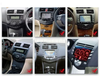 Android 10 Auto Nie DVD Prehrávač, GPS Navigáciu Multimediálny Prehrávač Pre Honda Accord 7 2003-2007Auto Stereo Rádio headunit hráč dsp