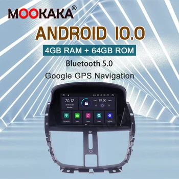 Android 10 Octa - core (Osem-core), 4G RAM, AUTO DVD GPS Pre PEUGEOT 207/207CC 2007-Auto Audio Systém Car Audio GPS Vedúci Jednotky